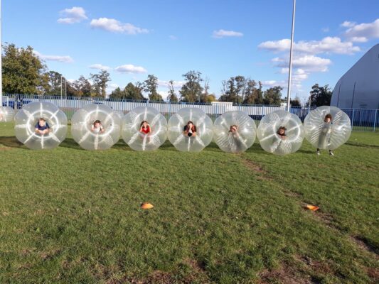wynajem booble footbal na imprezę bąbelkowy futbol